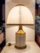 Italian Murano Glass and Brass Table Lamp, 1970s 3