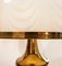 Lampada da tavolo in vetro di Murano e ottone, Italia, anni '70, Immagine 6
