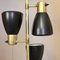 Französische Stehlampe mit 3 Leuchten von Monix, 1950er 4