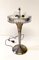 Artemide zugeschriebene italienische Tischlampe aus Aluminium, 1950 3