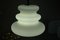 Mid-Century White Glass Ceiling Lamp from Peill & Putzler, 1960s, Image 7