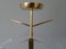 Height Adjustable Brass & Acrylic Glass Valet from Vereinigte Werkstätten Collection, 1950s 6