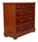 Victorian Flame Mahogany Chest of Drawers, 1900s, Image 2