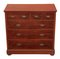 Victorian Flame Mahogany Chest of Drawers, 1900s 8