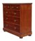 Victorian Flame Mahogany Chest of Drawers, 1900s 3