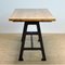 Industrial Cast Iron Base Table, 1960s, Image 2