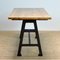 Industrial Cast Iron Base Table, 1960s, Immagine 2
