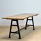 Industrial Cast Iron Base Table, 1960s, Immagine 1