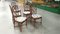 Vintage Cane Dining Chairs, 1970s, Set of 6 4