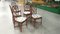 Vintage Cane Dining Chairs, 1970s, Set of 6, Image 4
