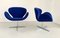 Model Swan Lounge Chairs by Arne Jacobsen, 1959, Set of 2 3