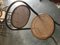 Oval Dining Chairs & Table in Wood Cane, Germany, 1960s, Set of 7, Image 3