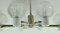 Großer Mid-Century Chrom Metall Kronleuchter mit 8 Glaskugeln, 1960er 5