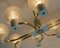 Large Mid-Century Chrome Metal Chandelier with 8 Glass Balls, 1960s 6