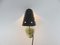 Italian Brass, Black Lacquered Aluminum and Glass Bead Sconces, 1950s, Set of 2 10