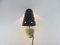 Italian Brass, Black Lacquered Aluminum and Glass Bead Sconces, 1950s, Set of 2, Image 10