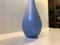 Sky Blue Long-Necked Vase from Murano, 1960s 4
