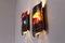 Brutalist Colored Glass Sconces from van Tetterode, 1960s, Set of 2 14