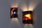 Brutalist Colored Glass Sconces from van Tetterode, 1960s, Set of 2 12