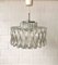 Mid-Century German Glass Ceiling Lamp, 1960s, Imagen 1