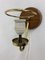 Vintage Opaline and Teak Wall Light, 1960s, Image 7