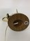 Vintage Opaline and Teak Wall Light, 1960s, Image 6