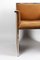 Armchair in Chromed Metal and Orange Suede, 1970s 8