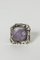 Silver and Amethyst Ring by Pentti Sarpaneva for Turun Hopea, 1970s 2