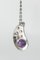 Silver and Amethyst Pendant by Jan for Victor Jansson, 1960s 2
