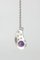 Silver and Amethyst Pendant by Jan for Victor Jansson, 1960s 1