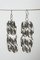 Boucles d'Oreilles Ruban en Argent par Liisa Vitali, 1968, Set de 2 2