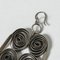 Silver Ribbon Earrings by Liisa Vitali, 1968, Set of 2 5