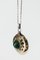 Argent et malachite Pendentif Collier par Theresia Hvorslev pour Alton, 1968 2