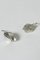 Silver Earrings by Gertrud Engel for Michelsen, 1953, Set of 2 1