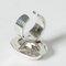 Mid-Century Swedish Rock Crystal Ring from Aru Silver, 1973, Image 7