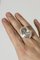 Mid-Century Swedish Rock Crystal Ring from Aru Silver, 1973 3