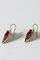 Gilded Silver and Enamel Earrings by Einar Modahl, 1950s, Set of 2, Image 3