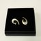 Wave-Shaped Clip on Silver Earrings from David Andersen, Norway, 1960s, Set of 2, Image 4