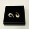 Wave-Shaped Clip on Silver Earrings from David Andersen, Norway, 1960s, Set of 2, Immagine 4