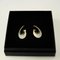 Wave-Shaped Clip on Silver Earrings from David Andersen, Norway, 1960s, Set of 2, Imagen 3