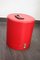 Vintage Red Leather Hat Case, 1980s, Image 1