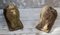 Estatuas de jardín leones reclinadas antiguas de piedra. Juego de 2, Imagen 9