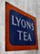 Double Sided Enamel Lyons Tea Advertising Sign from Lyons Tea, 1930s 3