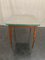Coffee Table with Green Mosaic Laminate Top, 1950s 1