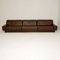 Vintage Leather Modular Sofa by de Sede, 1960s, Set of 3 4