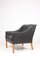 Mid-Century Danish Patinated Leather Lounge Chair by Børge Mogensen for Fredericia, 1960s 1