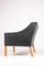 Mid-Century Danish Patinated Leather Lounge Chair by Børge Mogensen for Fredericia, 1960s 5