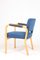 Fabric and Patinated Leather Armchair by Bymaija Heikinheimo for Artek, 1960s, Image 6