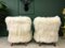 Bentwood and White Sheepskin Model WH237 Armchairs by Jindřich Halabala, 1940s, Set of 2 3