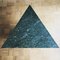 Mid-Century Verde Alpi Marble Triangular Table, 1960s 2